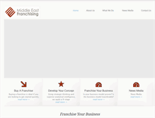 Tablet Screenshot of mefranchising.com